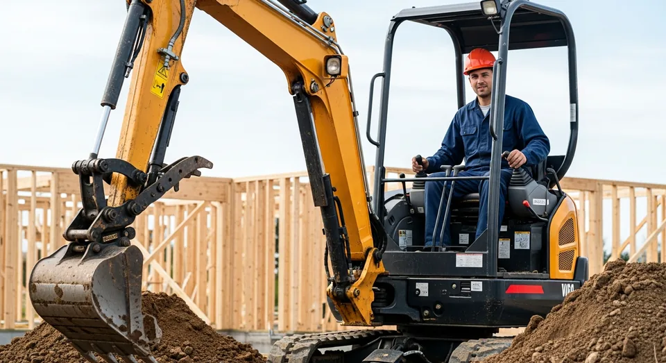 Excavation professional at work in Waterloo